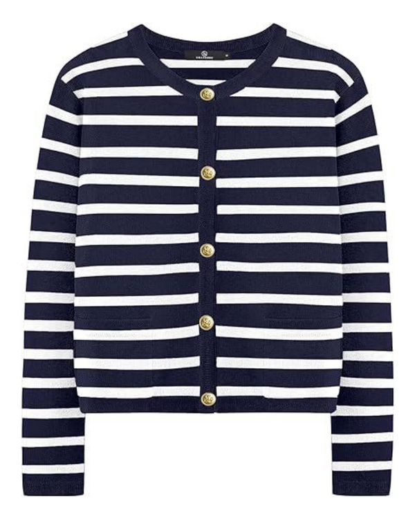 Eliza Striped Cardigan