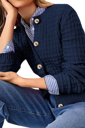 Chloe Ribbed Knit Cardigan