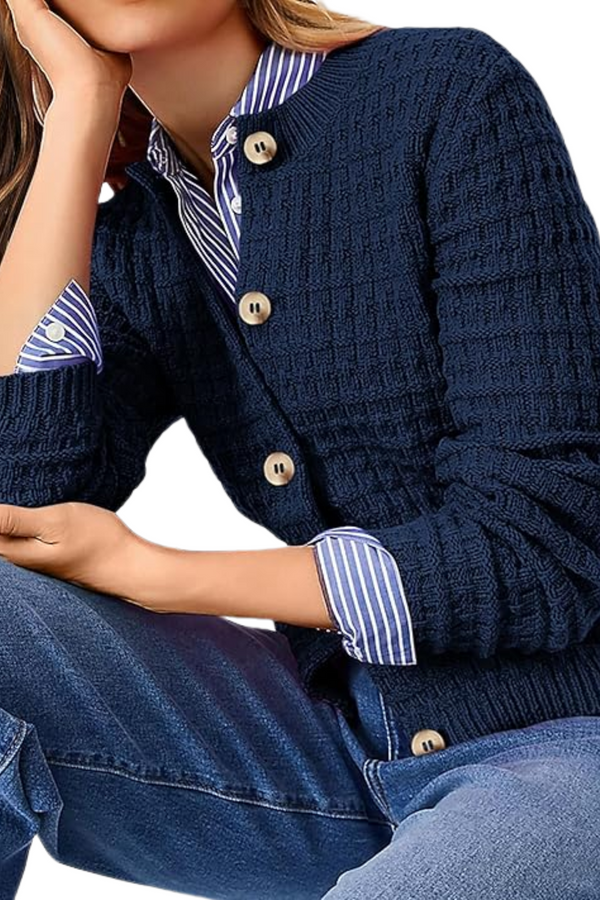 Chloe Ribbed Knit Cardigan