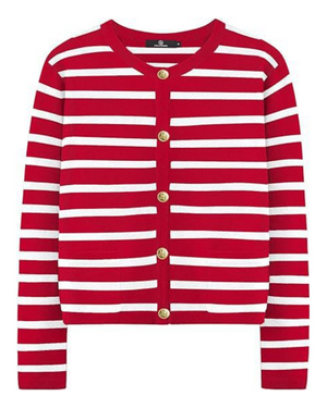Eliza Striped Cardigan