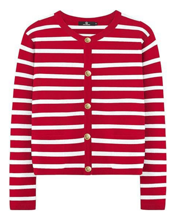 Eliza Striped Cardigan