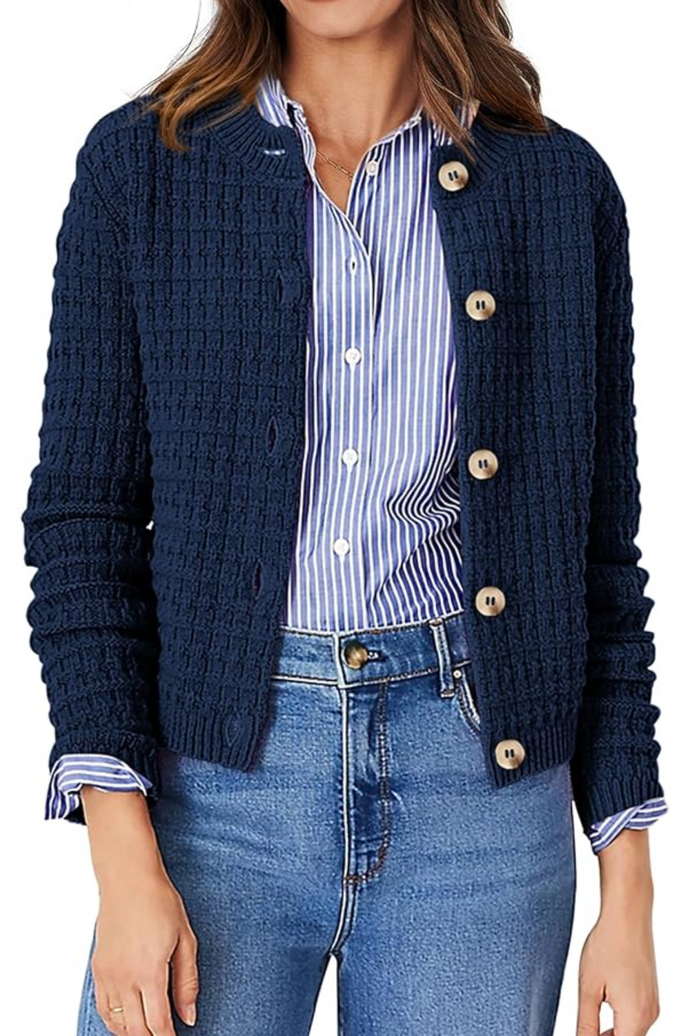 Chloe Ribbed Knit Cardigan