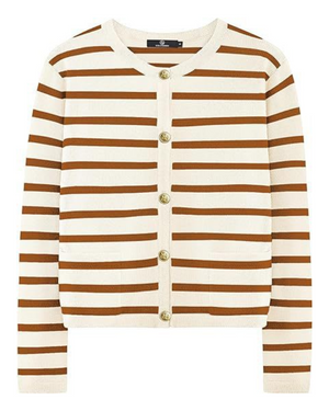 Eliza Striped Cardigan
