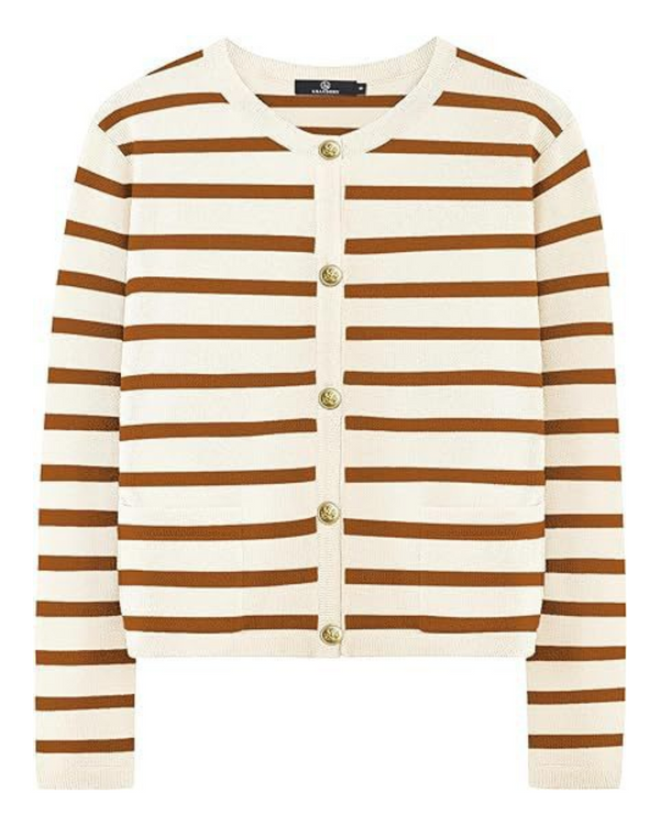 Eliza Striped Cardigan
