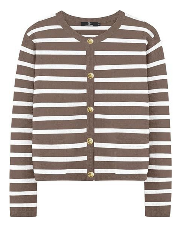 Eliza Striped Cardigan