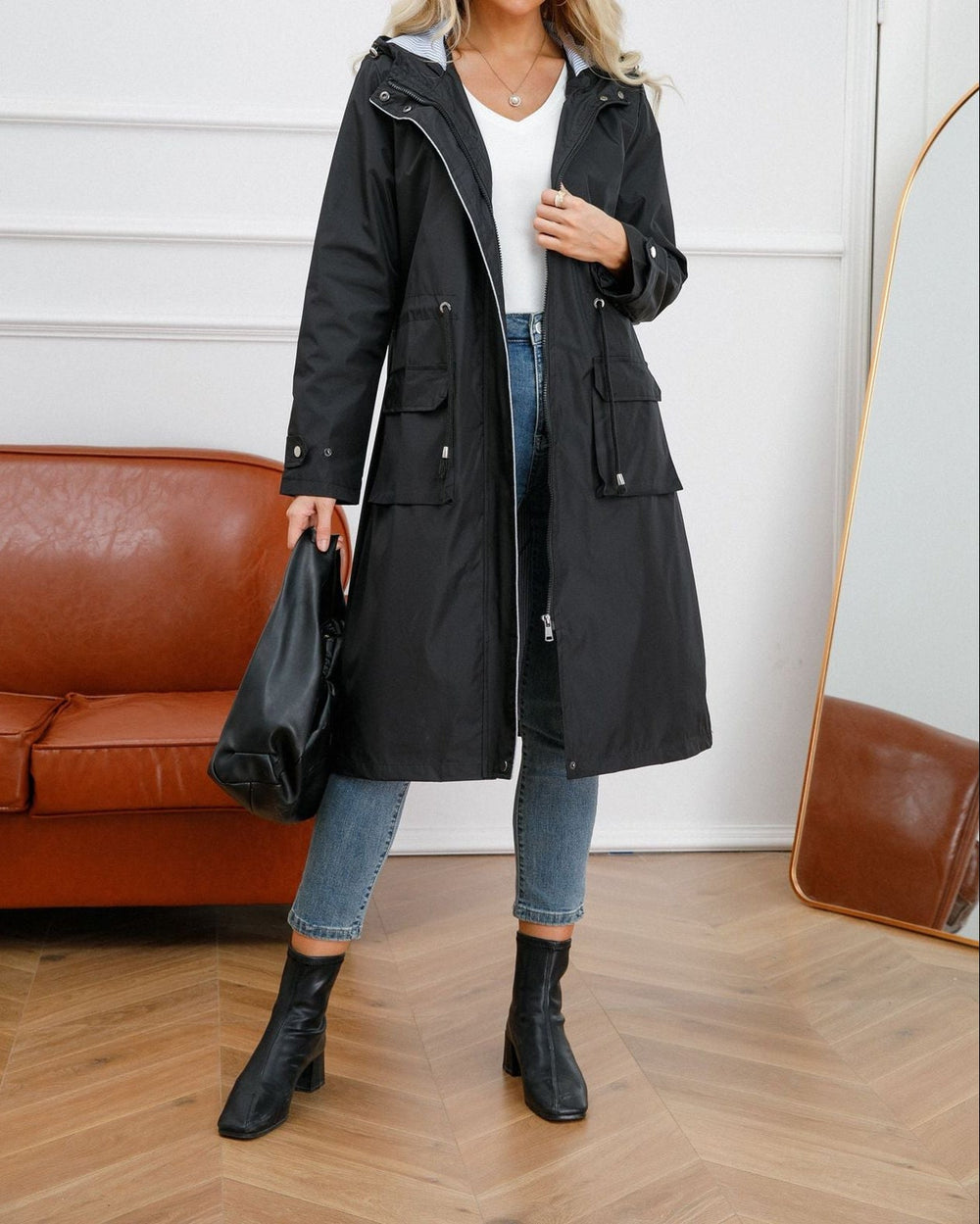 Zoe Long Rain Jacket