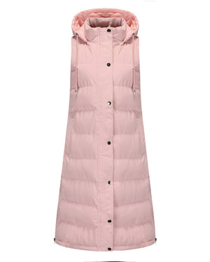 Carla Long Puffer Vest