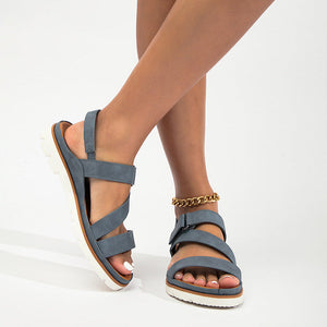 Lucy Strappy Flat Sandal