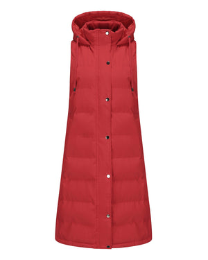 Carla Long Puffer Vest