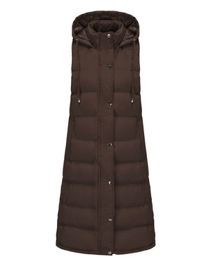 Carla Long Puffer Vest